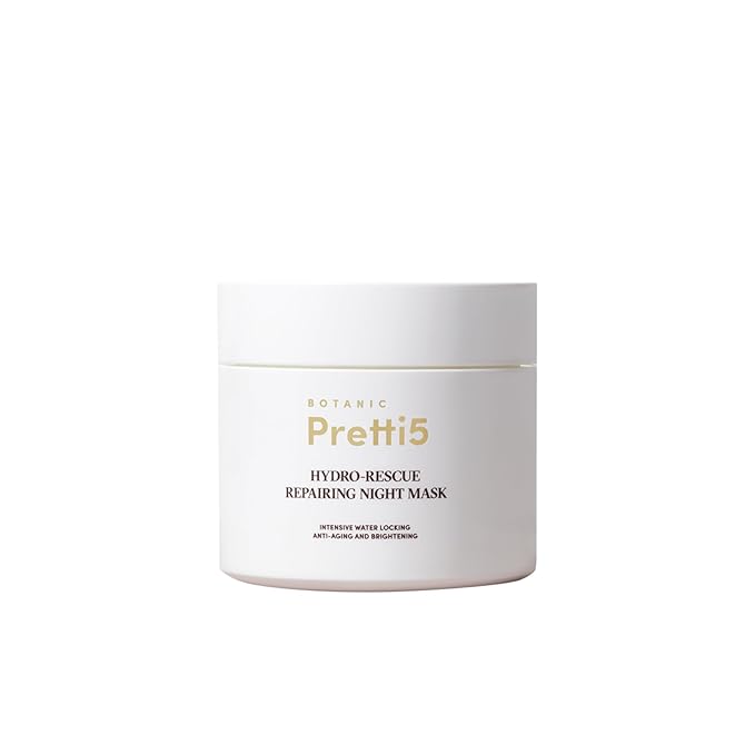 Botanic Pretti5 Hydro-Rescue Repairing Night Mask 100g Jumbo Size — a Nighttime Ritual for Softer, Plumper & Deeply Nourished Skin