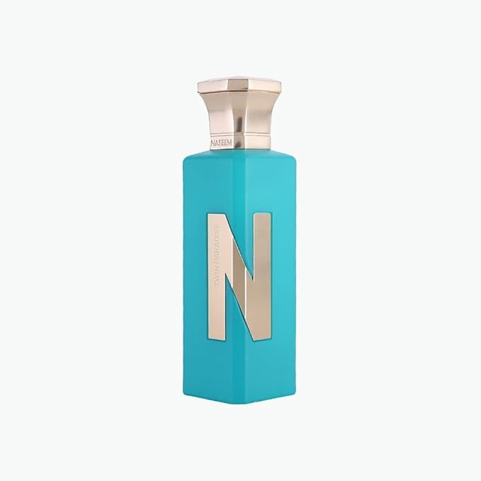 NASEEM Twin Paradise Aqua Perfume 75 ml - Unisex Eau De Parfum for Men & Women - Subtle Tonal Fragrance - Alcohol-Free, Long Lasting & Hypoallergenic Scent for Every Occasion