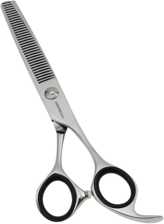 Hair Cutting Scissors for Women and Men – 6.0 440C Japan Stainless Steel Shears with Sword Blade and Tension Adjustment Screw – Salon and Home Use