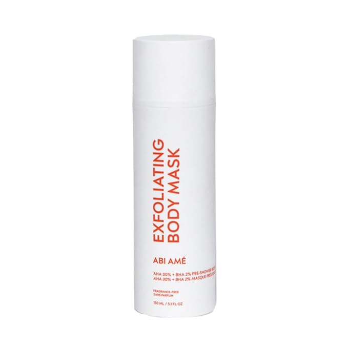 Chemical Body Exfoliant – 30% AHA + 2% BHA Pre-Shower Body Mask for Smooth, Radiant Skin, Dead Cell Removal & Soft Texture, Glycolic & Salicylic Acid, 150ml