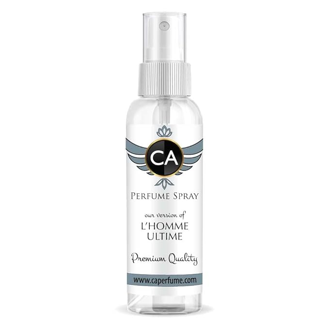 CA Perfume Eco Refill Impression of L'Homme Ultime For Men Cologne Eau de Parfum Spray Refillable Bottle 2 Fl Oz/60ml-X1