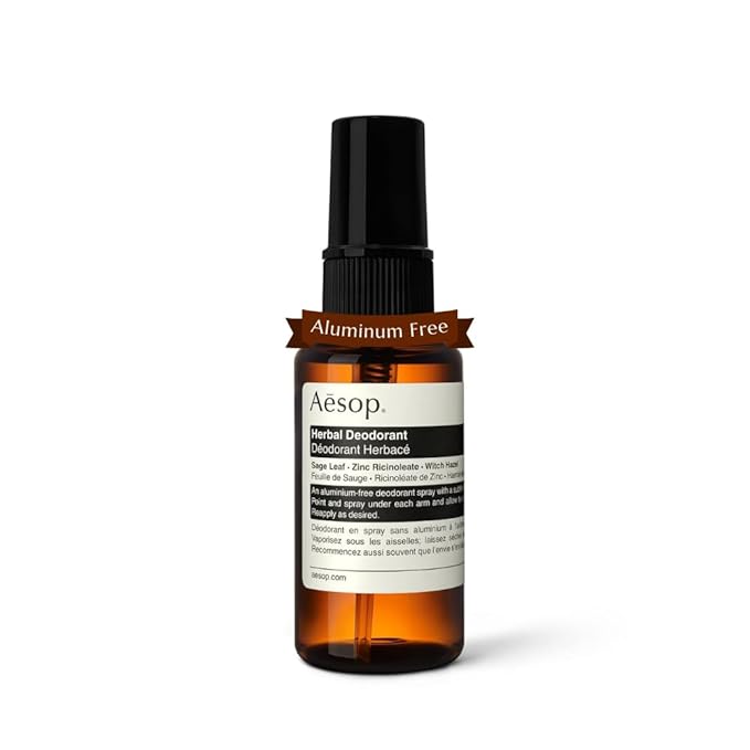 Aesop Herbal Deodorant Spray | Aluminum Free | Deodorant Reduces + Masks Underarm Odor | Sage Leaf, Zinc Ricinoleate, Witch Hazel | 1.7 oz / 50mL