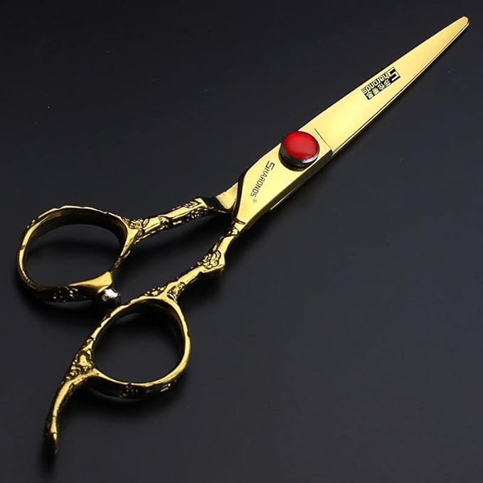 6/7/8 inch Cutting Thinning Styling Tool Rainbow Hair Scissors Professional Hairdresser Hairdresser Scissors Set (6-inch 3pc-B)