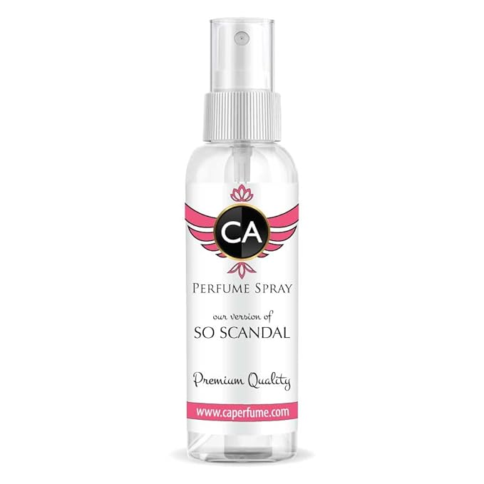 CA Perfume Eco Refill Impression of So Scandal Women Fragrance Eau de Parfum Spray Refillable Bottle 2 Fl Oz/60ml-X1