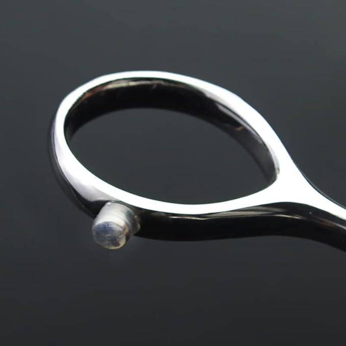 6/6.5/7 Inch Black Hairdressing Scissors Salon Hairdressing Tool 440c High Hardness Stainless Steel Haircut Hair Thinning Hairdressing Scissors (7 Inch / 2 Pieces B)