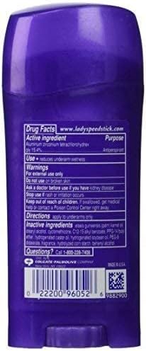 Lady Speed Stick Antiperspirant Deodorant, Invisible Dry, Wild Freesia 2.30 oz