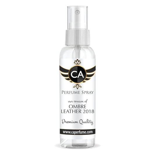 CA Perfume Eco Refill Impression of Ombre Leather 2018 For Women & Men Fragrance Eau de Parfum Spray Refillable Bottle 2Fl Oz/60ml-X1