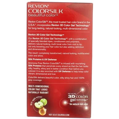 Revlon ColorSilk Hair Color 54 Light Golden Brown 1 Each (Pack of 2)