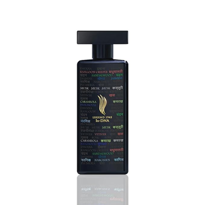 Long Lasting Luxury Perfumes | In-Dna Black 100Ml | Branded Perfume For Men & Women | Cologne - Floral Fragrance | Everyday Essentials - Gifts | Hand Crafted by Amitabh Bachchan