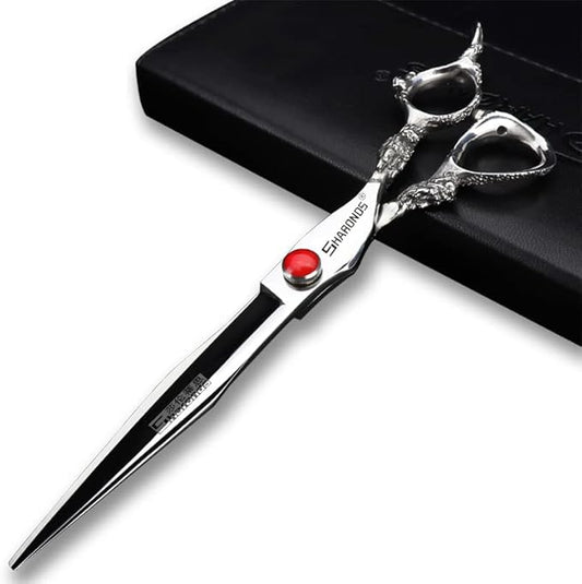 Hair Scissors 6/7/8/9-inch 440C High Hardness For Hairdressers Haircuts Cuttinging Scissors Professional Haircut(8-in cutting scissors)