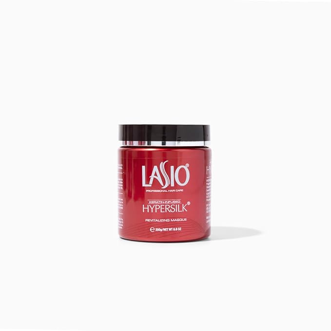 Lasio Hypersilk Revitalizing Hair Masque – Deep Conditioning & Hair Repair with Cocamide Oil & Keratin – Enhances Keratin Treatment Longevity – For Dry, Damaged & Color-Treated Hair – 4.43 oz