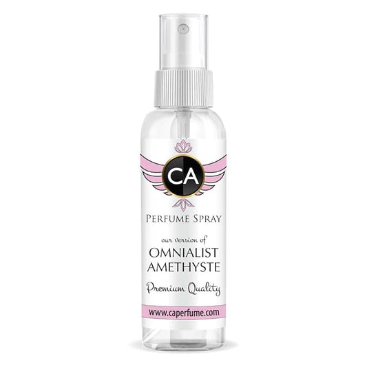 CA Perfume Eco Refill Impression of Omnialist Amethyste For Women EDP Perfume Concentrated Long Lasting Eau de Parfum Spray Refillable Atomizer Bottle 2 Fl Oz/60ml-X1