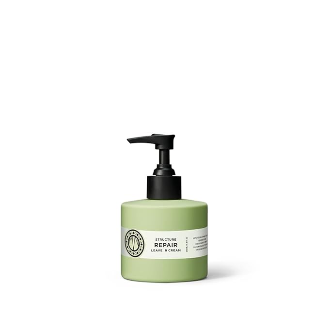 Maria Nila Structure Repair, Leave-in Cream, 6.8 Fl Oz, For Damaged & Chemically Treated Hair, Algae Extract Rebuilds & Moisturizes, 100% Vegan & Sulfate/Paraben free