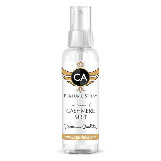 CA Perfume Eco Refill Impression of Cashmere Mist For Women Concentrated Long Lasting Eau de Parfum Spray Refillable Atomizer Bottle 2 Fl Oz/60ml-X1