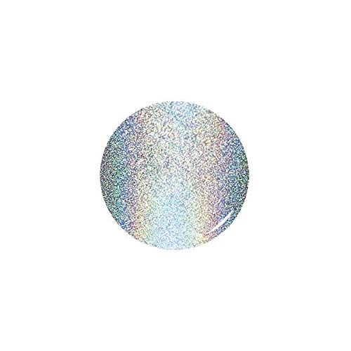 MODE Silver Holographic Nail Polish, Superior Performance Nail Lacquer Color, Chip Resistant Strengthening Protection, Pro Wide Contour Brush, Vegan, NY USA Made, 7 Soir Le Vernis, Chasing Rainbows