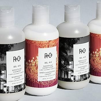 R+Co Bel Air Smoothing Shampoo and Conditioner Set (8.5 Oz) | Body + Shine + Smoothing for All Hair Types | Vegan + Cruelty-Free |