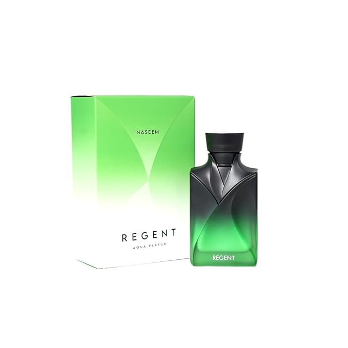 NASEEM Regent Aqua Perfume for Men 90ml – Fresh Fruity Long-Lasting Eau De Parfum | Alcohol-Free Men's Fragrance with Bergamot, Pineapple, Black Currant, Birch, Musk & Vanilla | Masculine Scent