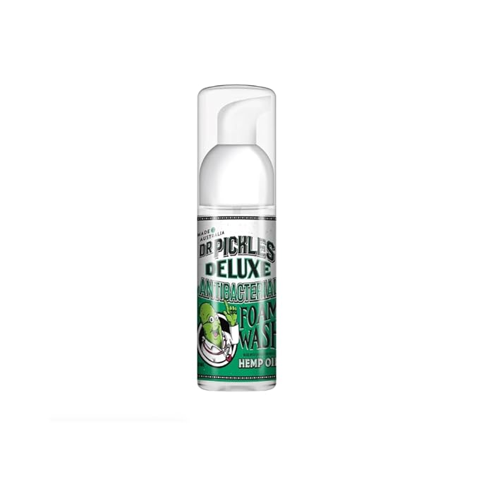 Foaming Tattoo Wash 1.7 fl. Oz / 50 ml - Antibacterial Tattoo Soap Cleanser for New Tattoos & Piercings