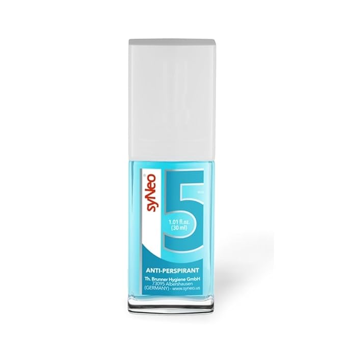 5 Antiperspirant Pumpspray, Anti Sweat Deodorant for women against heavy sweating, Anti-Transpirant antiperspirant Spray Deodorant, 1 pack 1.01 fl.oz.