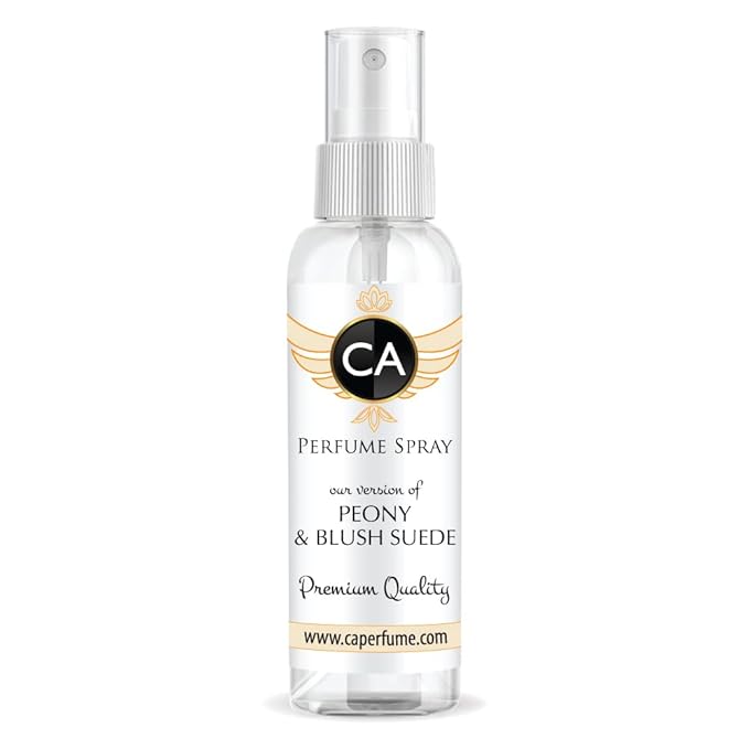 CA Perfume Club Impression of Peony & Blush Suede For Women EDP Perfume Concentrated Long Lasting Eau de Parfum Spray Refillable Atomizer Bottle 2Fl Oz/60ml-X1