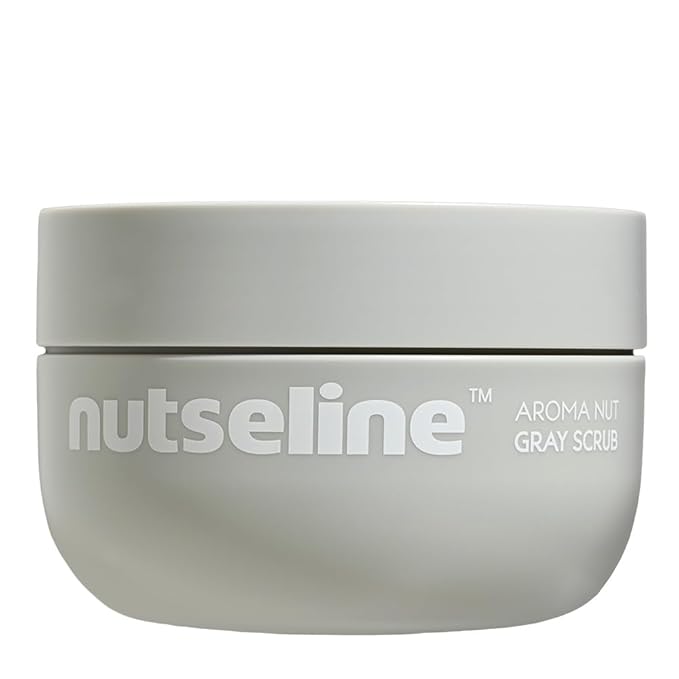 Aroma Nut Gray Scrub 200ml Korean Skin Care – Exfoliating & Moisturizing Body Scrub, Removes Dead Skin Cells, Smooths & Nourishes, Aromatherapy Blend, Contains 17 amino acids
