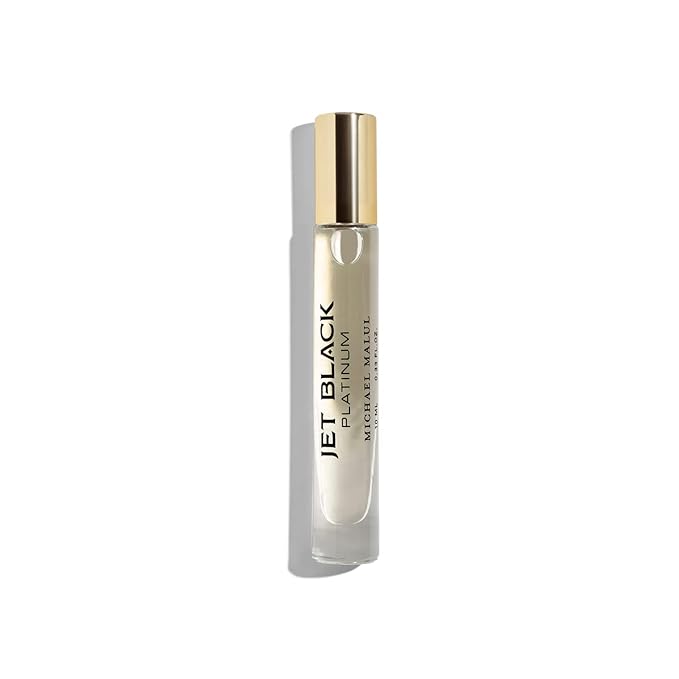 Michael Malul Jet Black Platinum Eau de Parfum for Men - 10ml Travel Size