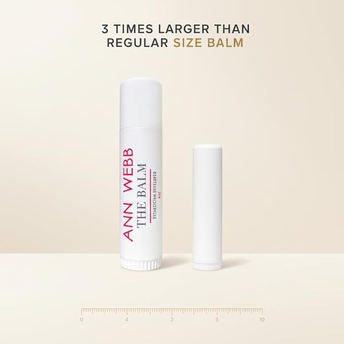 Balm Lip Moisturizer for Dry Lip Care - Organic Lip Balm for Chapped Lips - Anti-aging - UV protecting Lip Repair for Hydrating Lips Oversized - Best Balm - Original .5oz