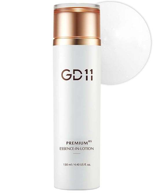 GD11 Premium RX Essence in Lotion | Moisturizing & Anti-Aging Face Lotion with Stem Cell Extract & Ceramide | Strengthen Skin Barrier & Anti-Wrinkle Firming Emulsion for Skin Smoothing, 4.4 fl.oz.