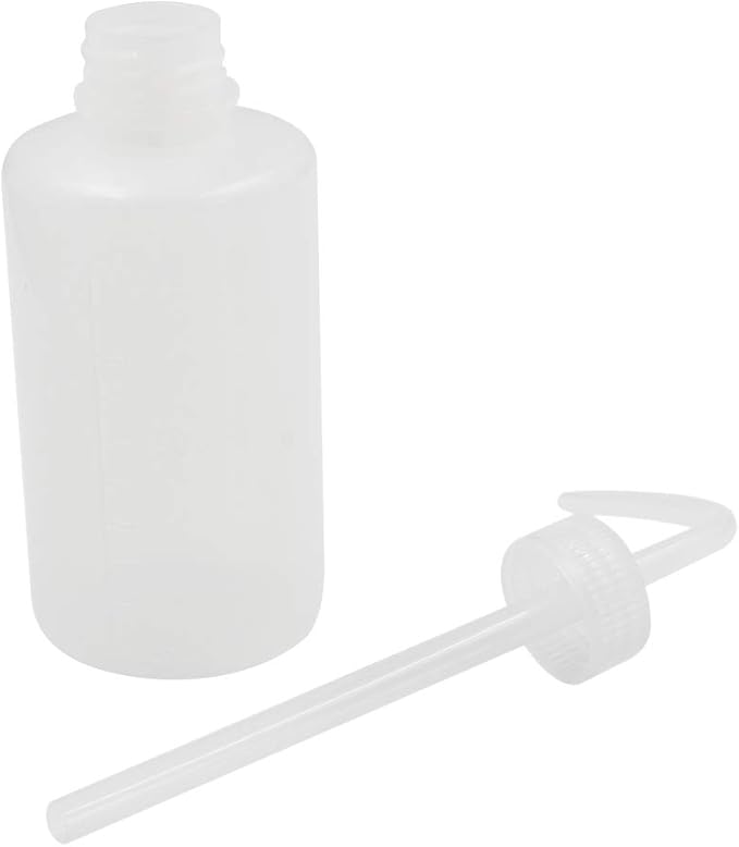 Yuelong Plastic Squeeze Bottle, 2Pcs Safety Wash Bottle 250ml Convenient Green Soap Supply Tattoo Squirt Bottles with Scale Labels Watering Tools for Medical Label Tattoo Supplies