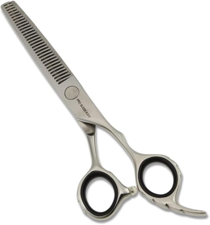 Hair Thinning Scissors – 6" Stainless Steel Blending Shears with 32 Teeth and Ball Bearing Tension Screw – Razor Edge Thinning Tool for Barbers and Stylists