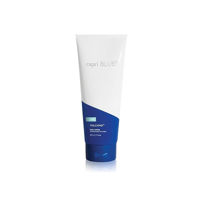 Capri Blue Volcano Body Scrub - Exfoliating Body Scrub - Moisturizing Exfoliator for Skin Care Routine - Scented with Tropical Fruit & Sugared Citrus (7 fl oz)