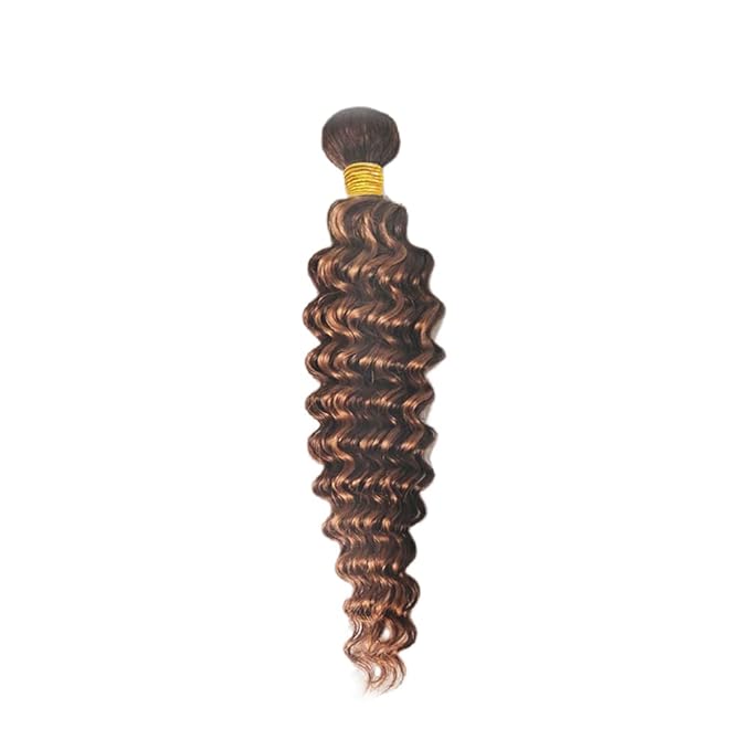 26 Inch P430 Bundle Highlight Deep Wave Human Hair Bundles Color #30 Bundles Human Hair Unprocessed Virgin Hair 1 Bundle