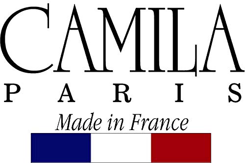 Camila Paris CP2972 French Hair Barrette Clip for Girls, Small Handmade Kiss Red, Strong Hold Grip Hair Clips for Women, No Slip and Durable Styling Girls Hair Accessories, Made in France
