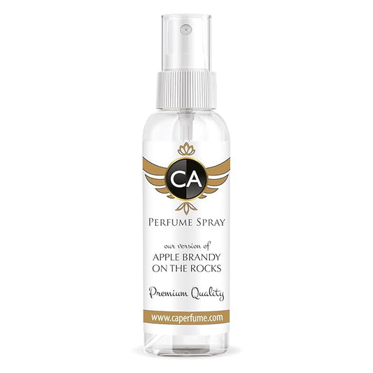 CA Perfume Eco Refill Impression of Apple Brandy On The Rocks For Women & Men Eau de Parfum Spray Atomizer Bottle 2 Fl Oz/60ml-X1
