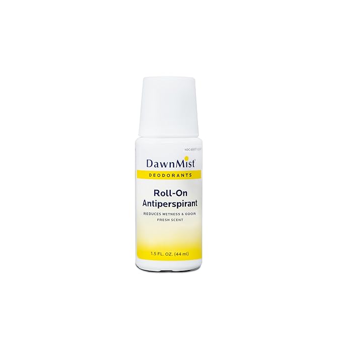 Dukal RD15 Dawn Mist Antiperspirant Deodorant, 1.5 oz, Roll-On, Fresh Scent, Travel Size, Pack of 96