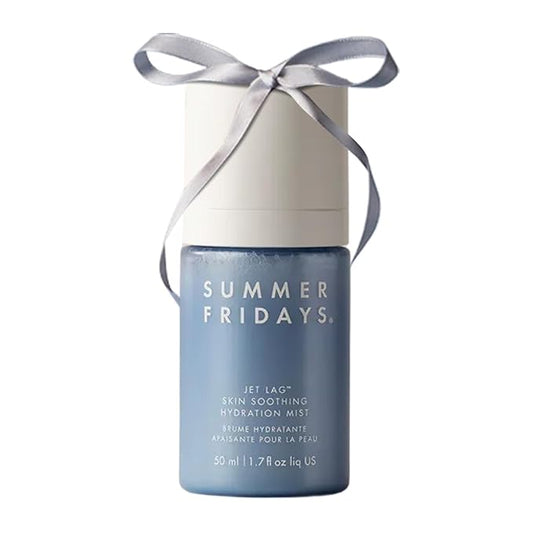 Summer Fridays Jet Lag Skin Soothing Hydration Face Mist - Ultra-Fine Facial Spray & Hydrating Mist to Comfort, Soothe & Help Provide Protective Moisture Barrier Support for Glowing Skin (1.7 Fl Oz)