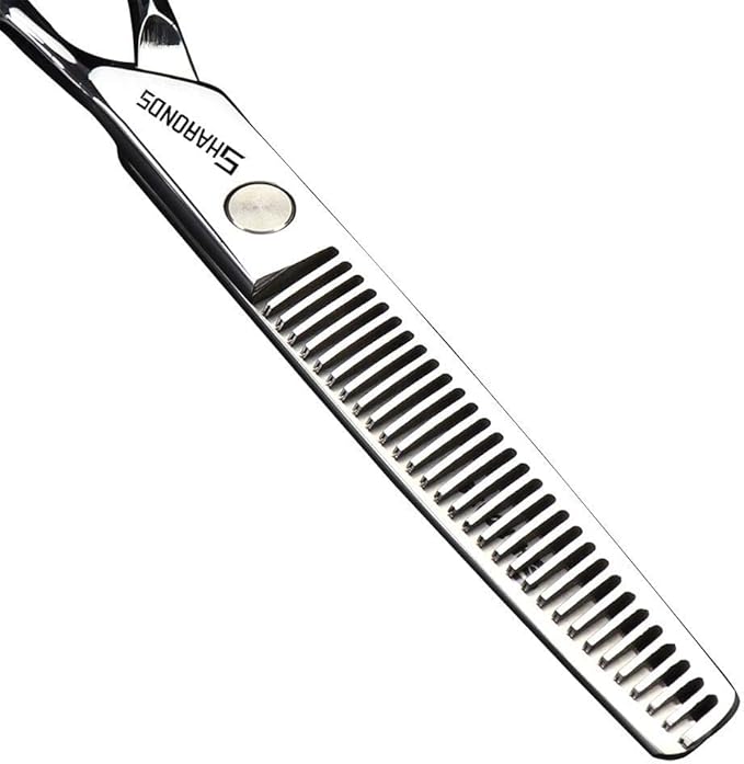 6/6.5 inch professional hair scissors hairdresser hair thinning scissors hairdressing tools barber scissors (6 inch teeth-B)