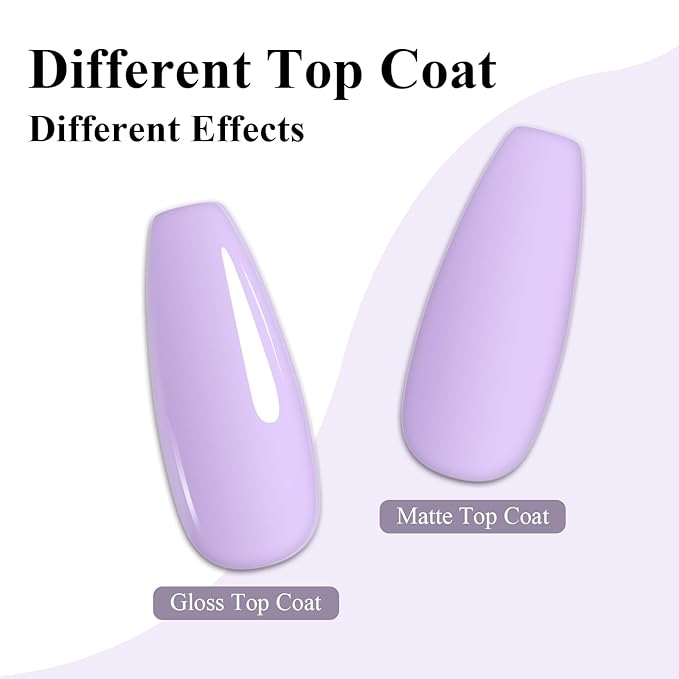 Imtiti Gel Nail Polish, 1Pcs Pastel Purple Soak Off UV LED Gel Polish, Long Lasting, Nail Art Manicure Salon DIY at Home for Spring and Summer (0.34 Fl Oz-965)