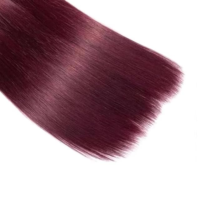 24 26 28 inch Burgundy Bundles Human Hair 99J Straight Bundles Red Human Hair Bundle Burgundy Straight Bundle