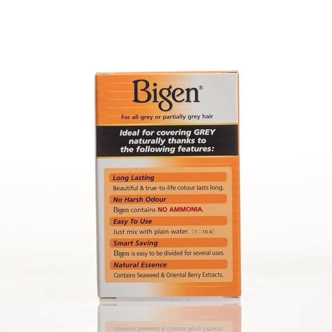 Bigen Powder Hair Color #46 Light Chestnut 0.21oz (2 Pack)