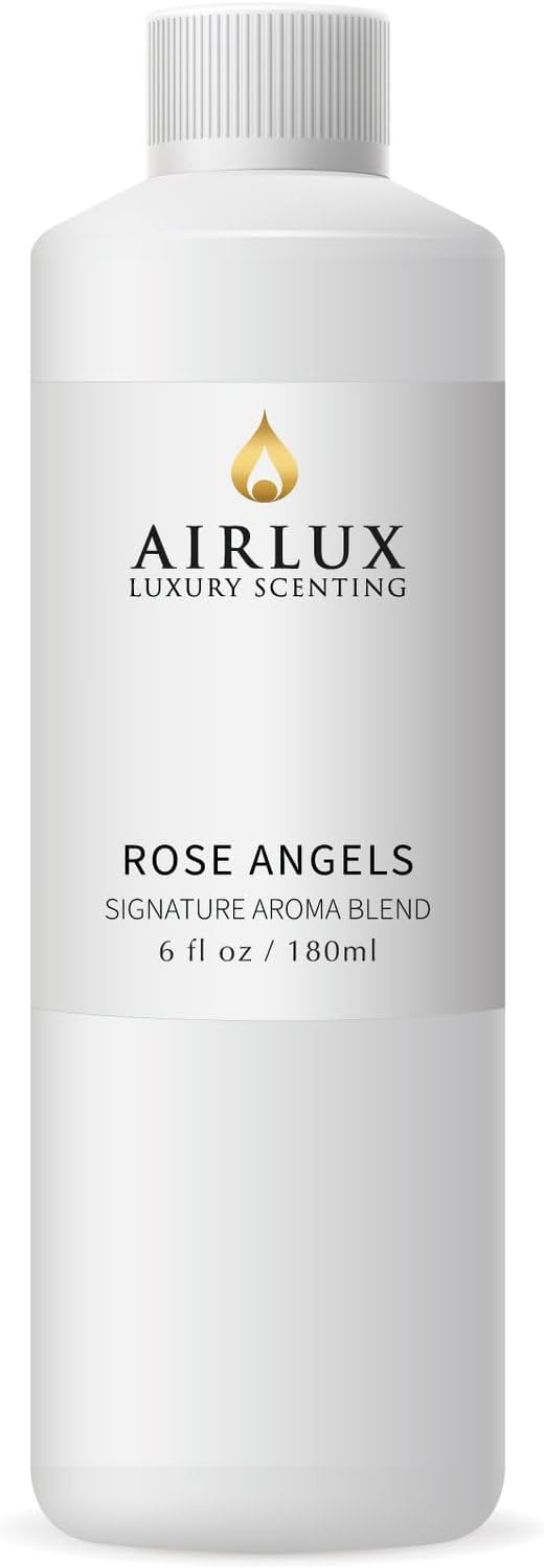 Signature Aroma Oil No. 282 Rose Angels – Champagne, Litchi, Red Berries – Aroma Oil for Cold Air & Waterless Diffusers – 180 mL, 6.1 fl oz Eco Refill Bottle