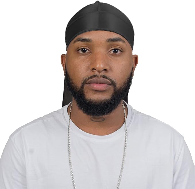 ForceWave Silky Durag for Men Wave Cap Satin Dorag for Men Women 360 Wave