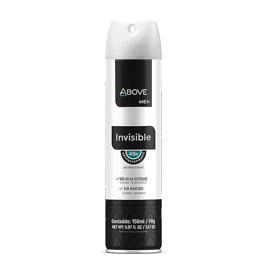 ABOVE Invisible - 48 Hours Antiperspirant Deodorant for Women - Fennel Fragrance - Dry Spray Protects Against Sweat and Body Odor - Delivers Instant Freshness - Stain and Alcohol Free - 3.17 oz