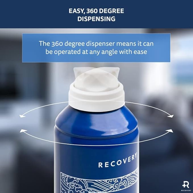 Recovery Aftercare Saline Piercing Aftercare Spray - Sterile Saline Solution for Ear, Belly & Nose Piercings - Removes Dirt & Debris - Soothing & Gentle Cleaner - Vegan & Preservative-Free (7.4 oz)