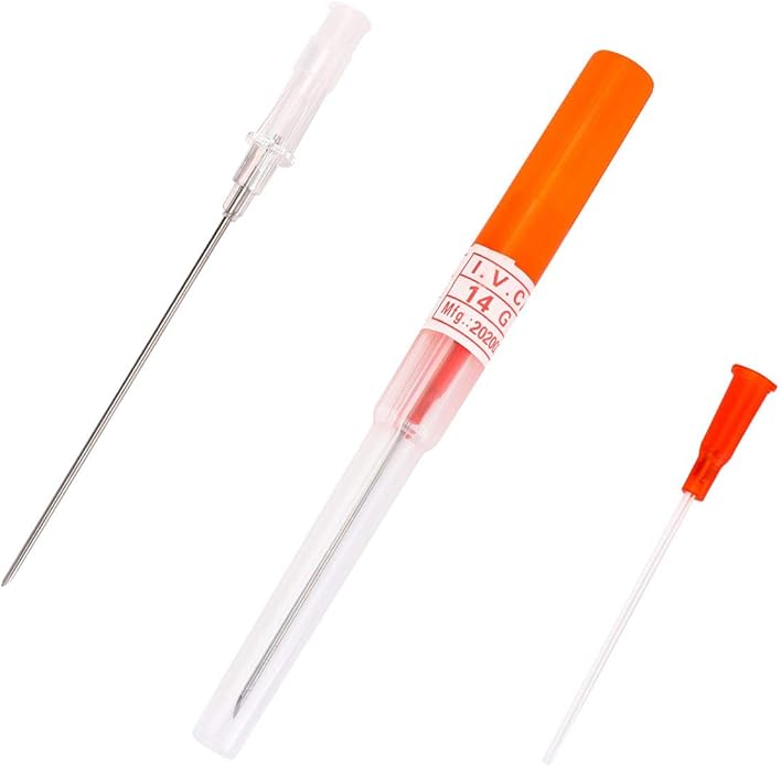 Piercing Needles,10pcs 14G Needle Steel Catheter Piercing Needles,Nose Piercing Needle for Tattoo Supply,Piercing Tools(14G)