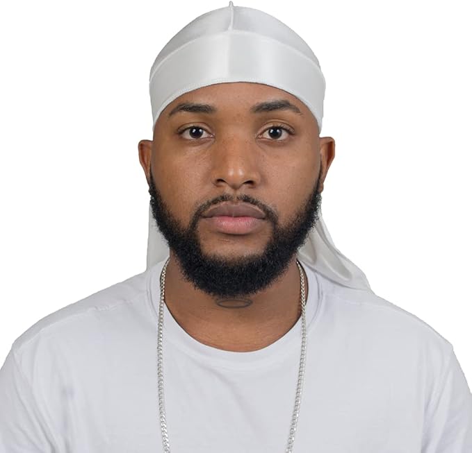 ForceWave Silky Durag for Men Wave Cap Satin Dorag for Men Women 360 Wave