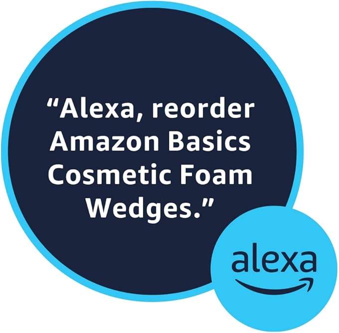 Amazon Basics Cosmetic Foam Wedges For Makeup, 32 Count