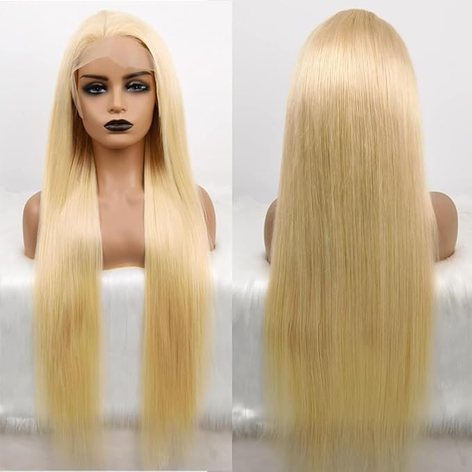 Tuneful 30 Inch 613 13x6 Lace Front Wig Human Hair 613 HD Lace Frontal Wig Human Hair Straight Blonde Lace Front Wigs for Women