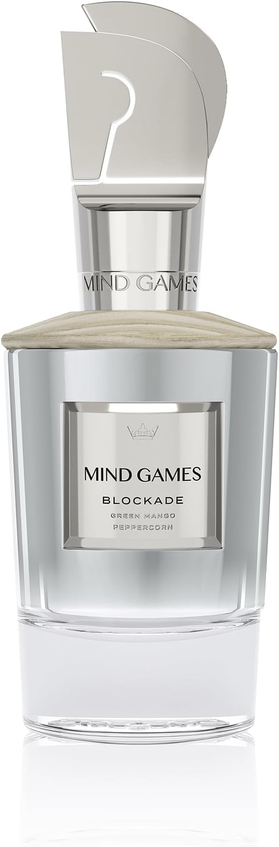 MIND GAMES Blockade - Luxury Perfume with Notes of Pink Pepper, Lavender, Patchouli & Ambrostar - Elegant Extrait de Parfum for Women & Men - Woody & Fruity Perfume - 100 mL/3.4 oz