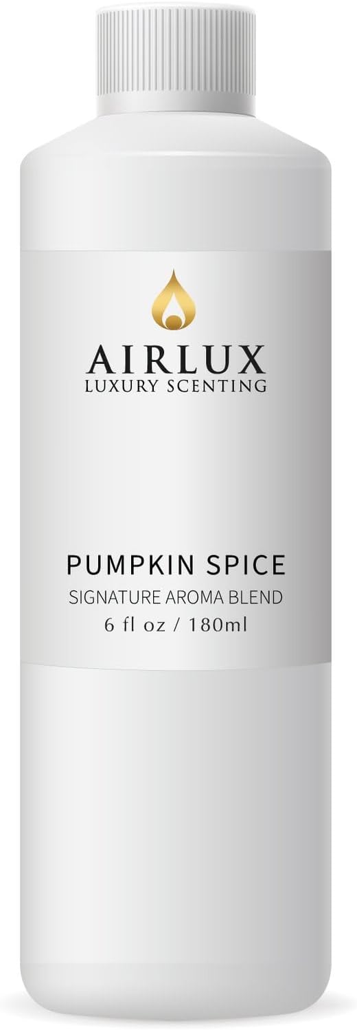 Signature Aroma Oil No. 181 Pumpkin Pie – Aroma Oil for Cold Air & Waterless Diffusers and DIY Crafts – 6.1 fl oz Eco Refill Bottle